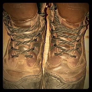 Size 13 double wide red wings worx steel toe boots